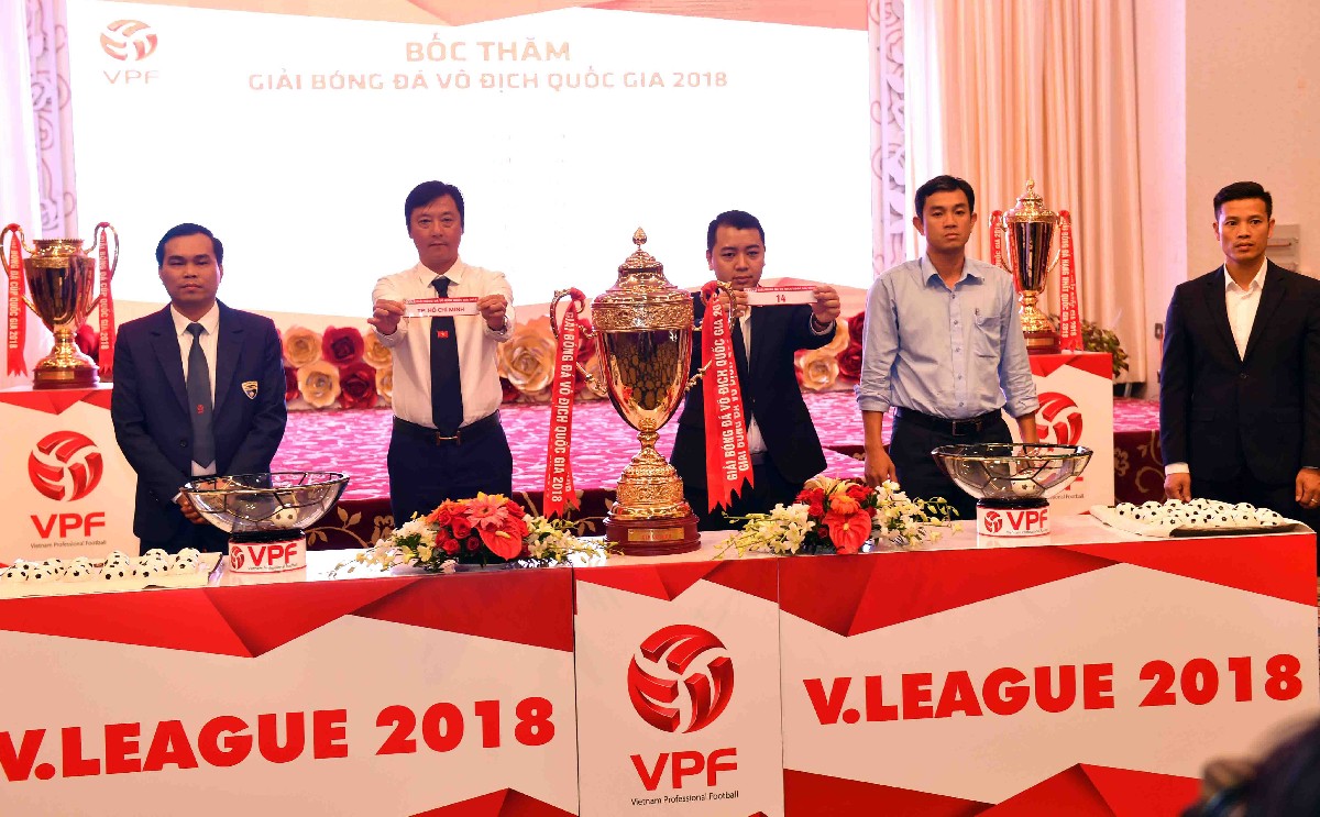 Lịch thi đấu lượt đi Giải Bóng đá Vô địch quốc gia 2018