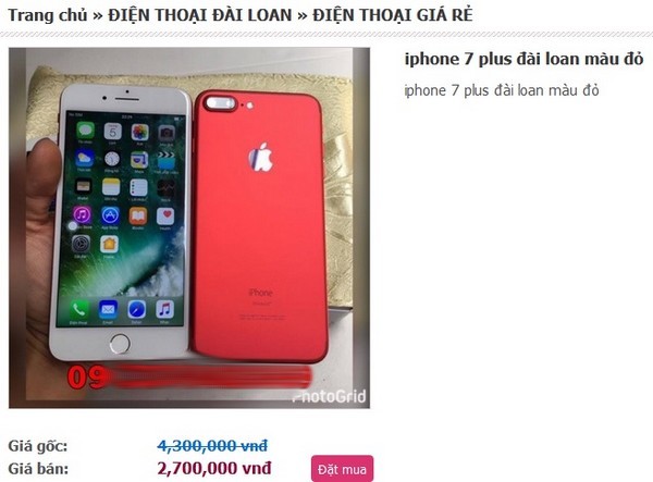 choang voi iphone 7 galaxy s8 gia 3 trieu duoc rao ban tran lan