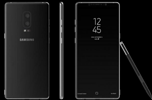 galaxy note 8 se co man hinh vo cuc chay android moi nhat