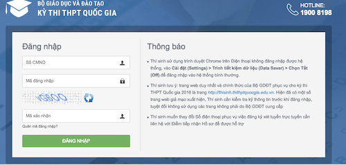 Cảnh báo về các website phục vụ kỳ thi THPT quốc gia 2016 giả mạo
