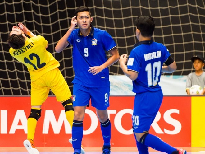 Đội tuyển Futsal Thái Lan dừng bước sau “cơn mưa bàn thắng”