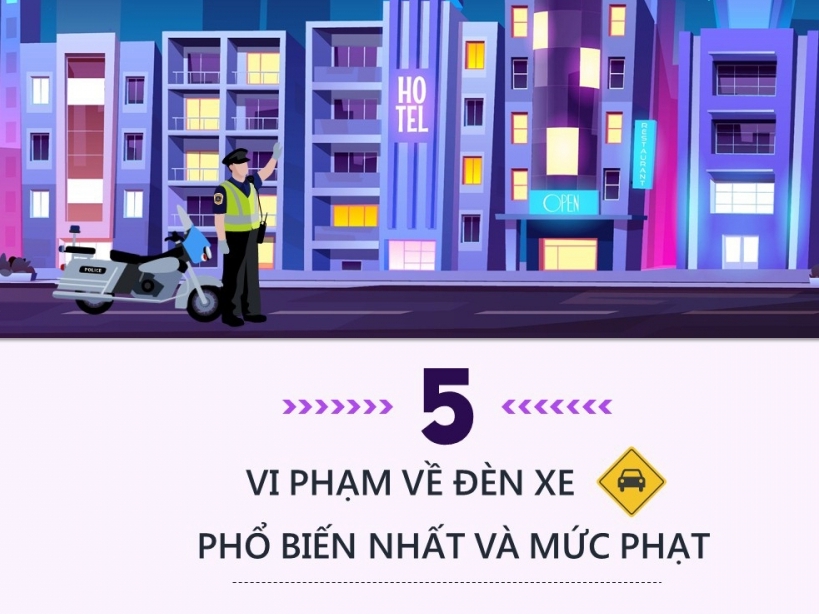 Bật đèn xe như thế nào để không bị phạt?