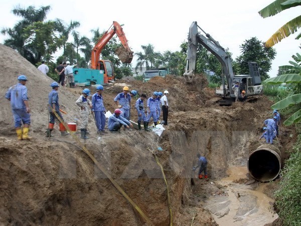 Hà Nội: Đường ống Sông Đà lại gặp sự cố lần thứ 20