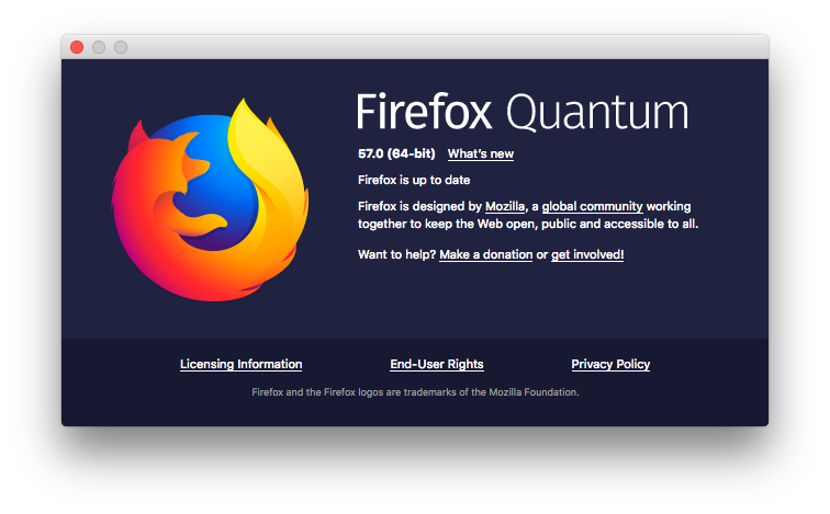 firefox lot xac voi phien ban 57 quantum