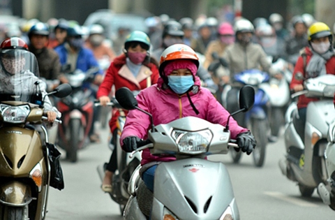 khong khi lanh tang cuong mien bac ret dam ret hai