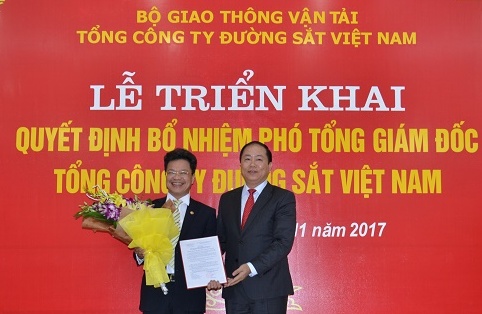 Tổng công ty Đường sắt Việt Nam có tân Phó Tổng giám đốc