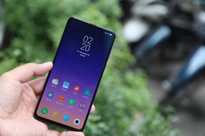 anh thuc te xiaomi mi mix 3 dep rung roi tai viet nam