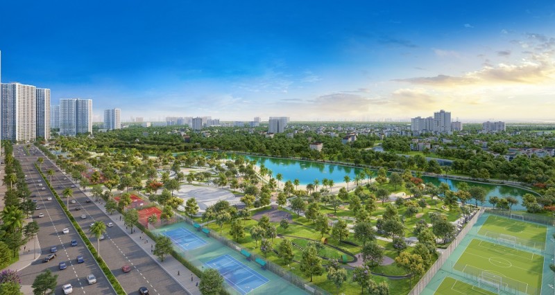 vinhomes ra mat thanh pho the thao vincity sportia