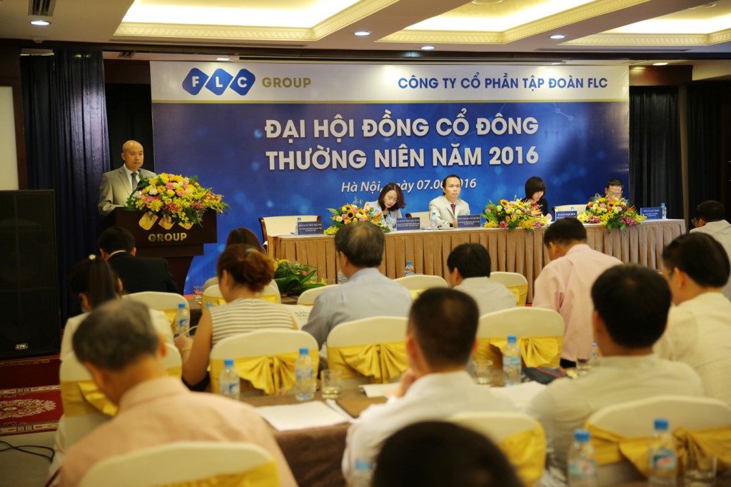 ĐHCĐ FLC Group: Lợi nhuận quý II/2016 ước đạt 500 tỷ đồng