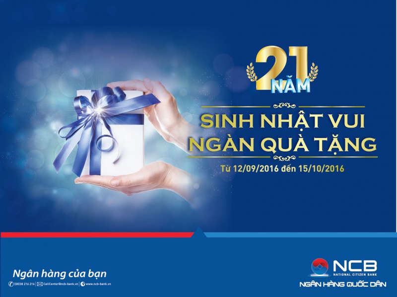 “Sinh nhật vui ngàn quà tặng” cùng NCB