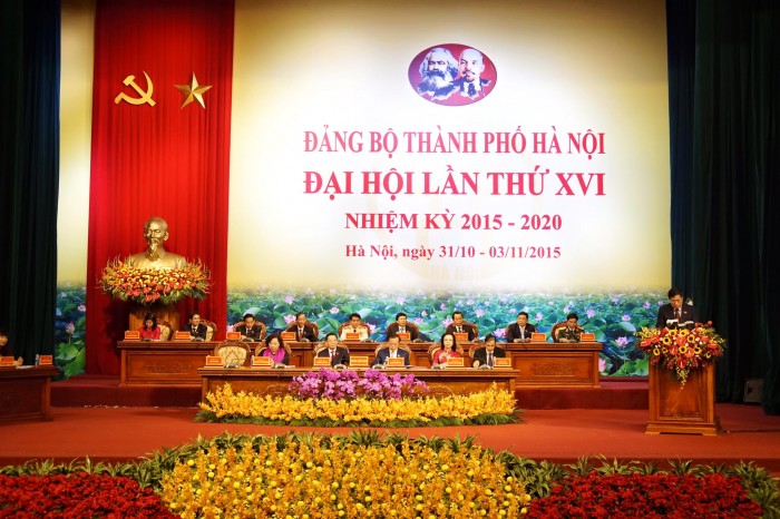 Sáng nay, khai mạc Đại hội lần thứ XVI Đảng bộ Thành phố Hà Nội