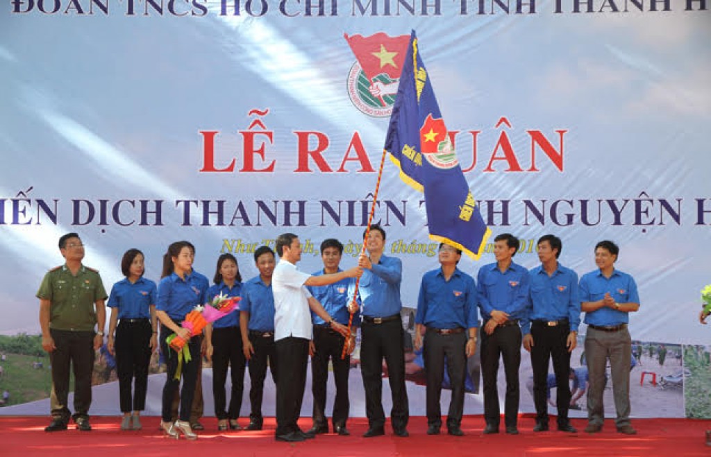 Thanh Hóa: Ra quân chiến dịch thanh niên tình nguyện hè 2016