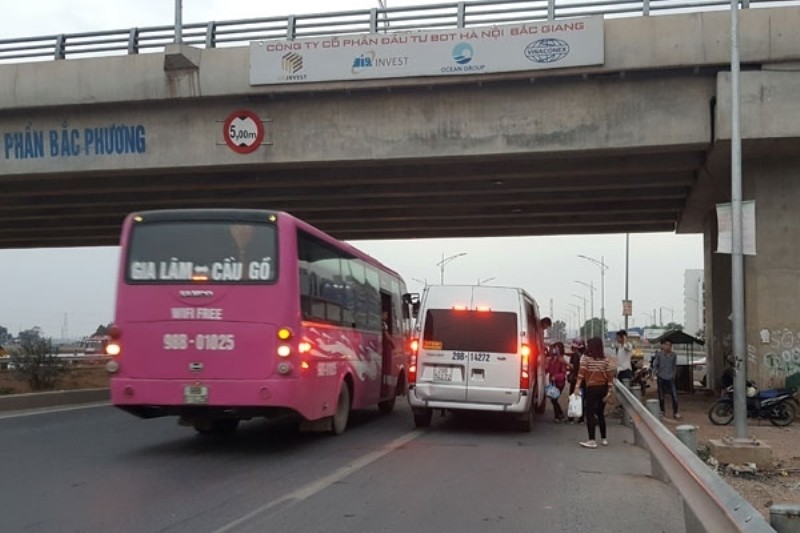 mat an toan giao thong tren tuyen cao toc ha noi bac giang