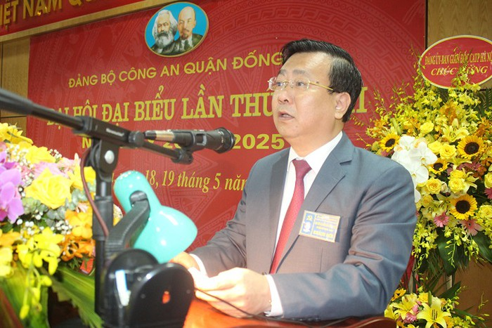 Đại hội đại biểu Đảng bộ Công an quận Đống Đa lần thứ XXVII nhiệm kỳ 2020-2025