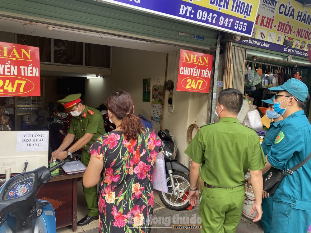 Công an quận Đống Đa: Kiểm tra an toàn về cháy nổ tại các cơ sở nhà ở kết hợp kinh doanh