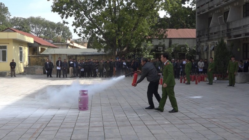 Kiểm tra, rà soát công tác phòng cháy và chữa cháy