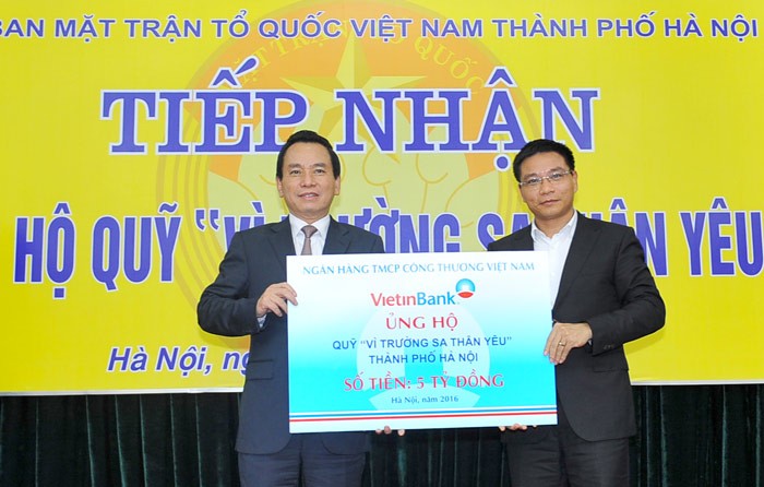 VietinBank ủng hộ Quỹ “Vì Trường Sa thân yêu” 5 tỷ đồng