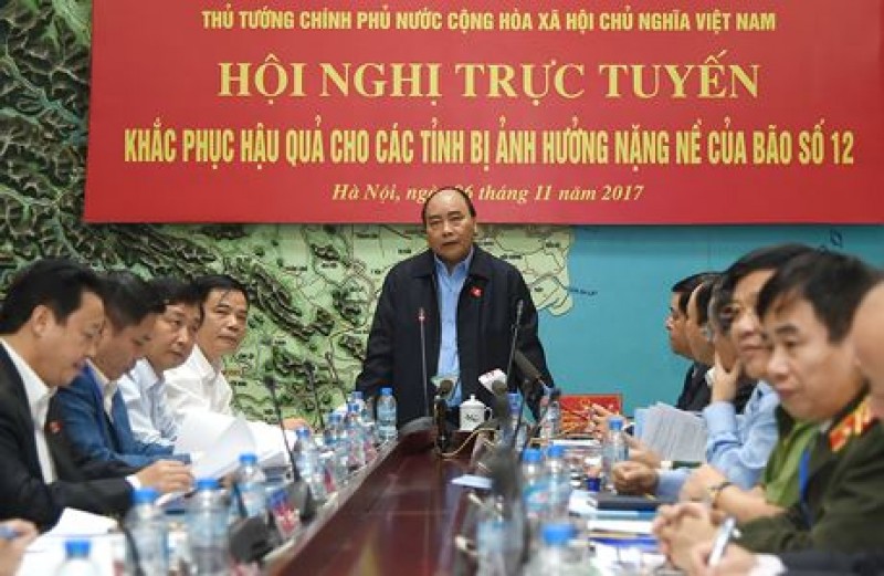 Tập trung khắc phục hậu quả cơn bão số 12